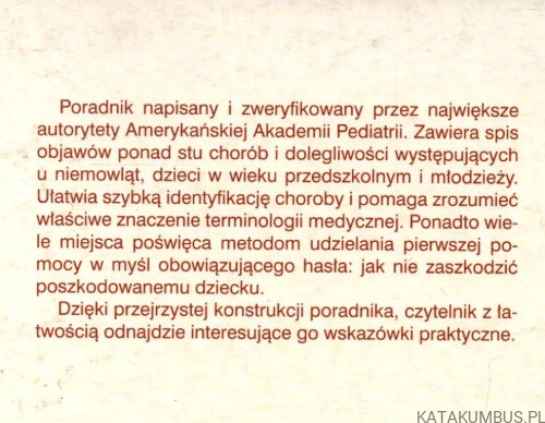 Objawy chorobowe u dzieci. DONALD SCHIFF, STEVEN P. SHELOV