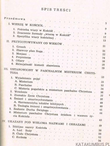 Kościół. Zarys eklezjologii katolickiej. BP EDWARD OZOROWSKI