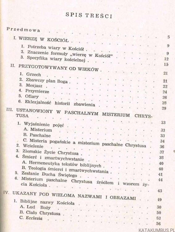 Kościół. Zarys eklezjologii katolickiej. BP EDWARD OZOROWSKI