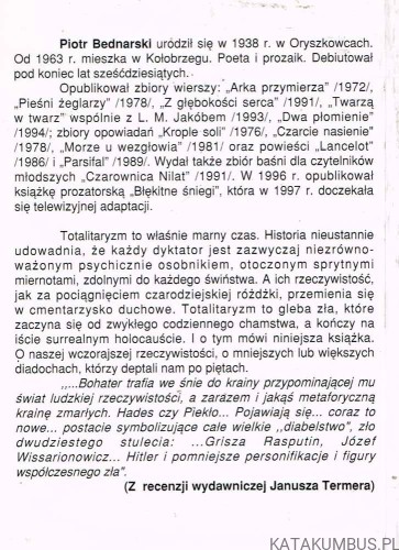 Marny czas. Piotr Bednarski