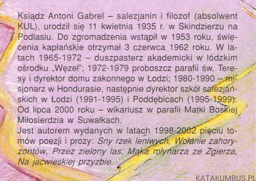 Igraszki podpsalmów suwalskich. Ks. Antoni Gabrel