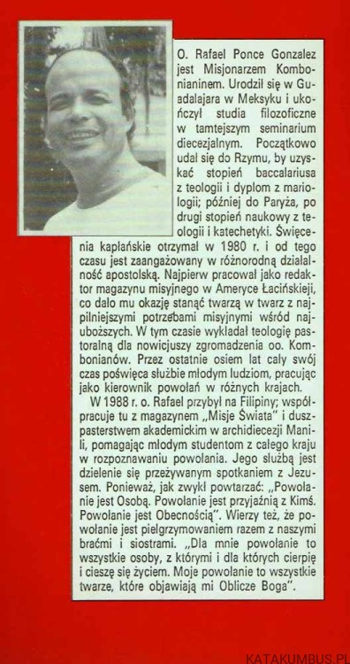 Wyzwanie rzucone powołanym. Rafael P. Gonzalez MCCJ