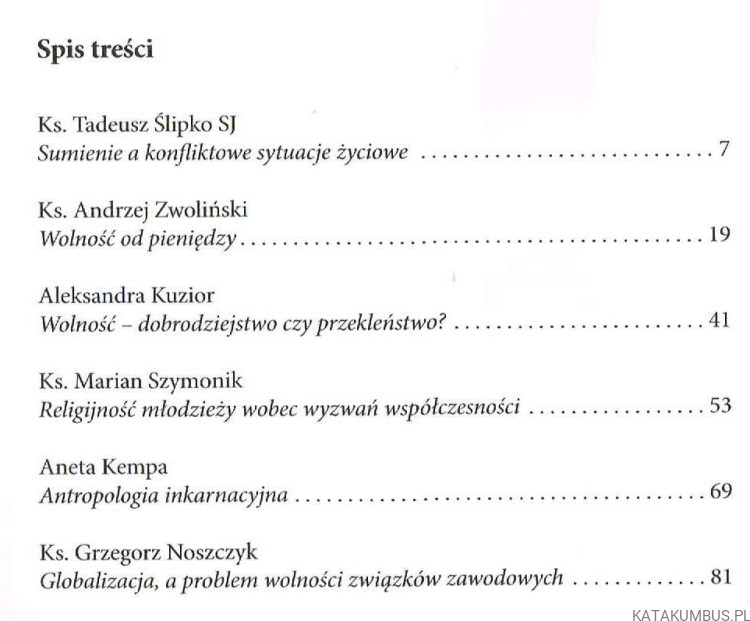 Ku wolności wyswobodził nas Chrystus. PRACA ZBIOROWA