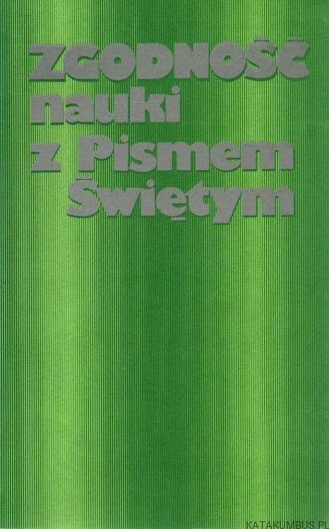 Zgodność nauki z Pismem Świętym. HARRY RIMMER