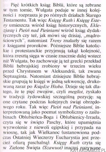 Księgi Pięciu Megilot. TŁ. CZESŁAW MIŁOSZ
