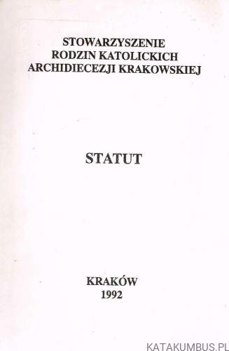 Stowarzyszenie rodzin katolickich. Statut