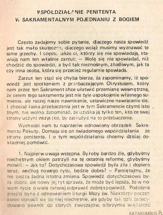 Trzy kazania o odnowionym sakramencie pokuty