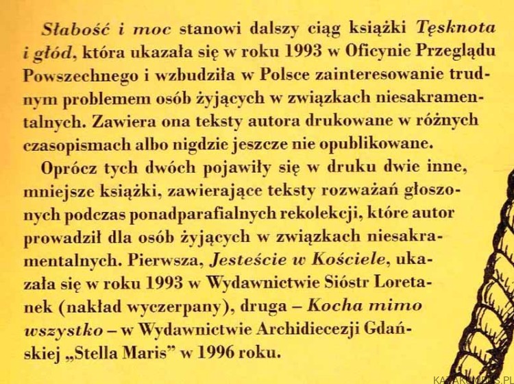 Słabość i moc.  MIROSŁAW PACIUSZKIEWICZ. SJ