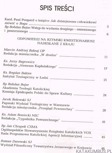 Jak dzisiejszemu człowiekowi mówić o Bogu. Red. Bp BOHDAN BEJZE