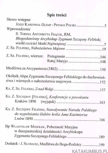 Nabożeństwa majowe z Arcybiskupem Felińskim. ABP Z. SZ. FELIŃSKI