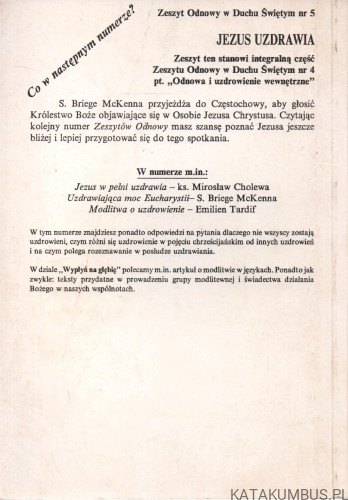 Odnowa i uzdrowienie wewnętrzne. PRACA ZBIOROWA