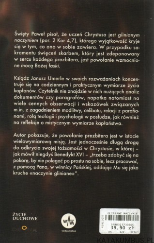 Gliniane naczynie. Duchowość księdza. ks. JANUSZ UMERLE