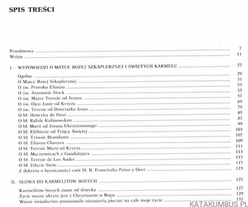 Karmelitów Bosych znam od dziecka. JAN PAWEŁ II