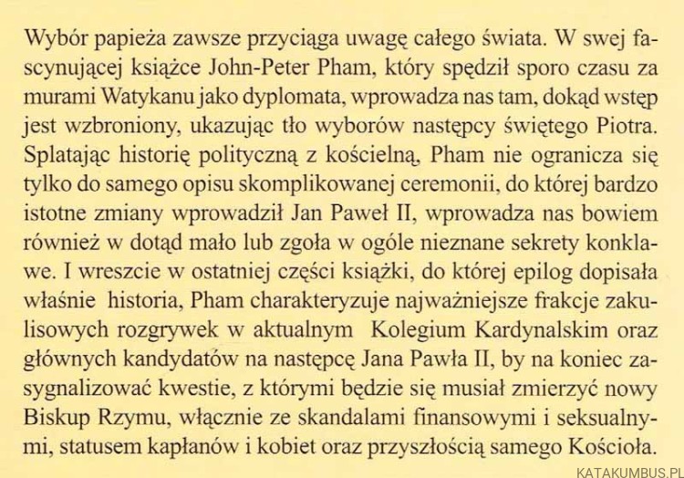 Następcy świętego Piotra. JOHN-PETER PHAM