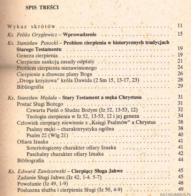 Męka Jezusa Chrystusa. Red. ks. FELIKS GRYGLEWICZ