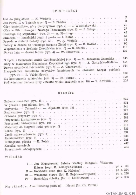Wierchy. WIESŁAW ALEKSANDER WÓJCIK