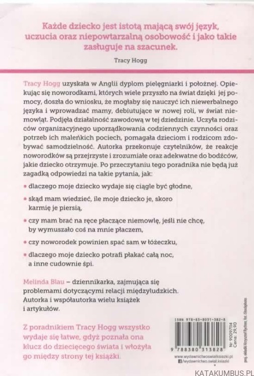 Język niemowląt. TRACY HOGG, MELINDA BLAU