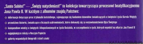 Santo Subito! Pamiątka beatyfikacji Jana Pawła II (Nr 4). PRACA ZBIOROWA