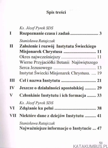 Być darem i świadectwem / Ks. Józef Pyrek SDS, Stanisława Ratajczak