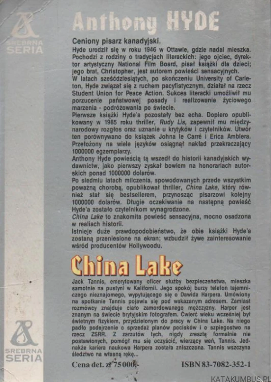 China Lake. ANTHONY HYDE
