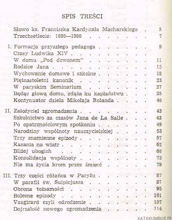 Jan de la Salle. STANISŁAW ROMUALD RYBICKI FSC