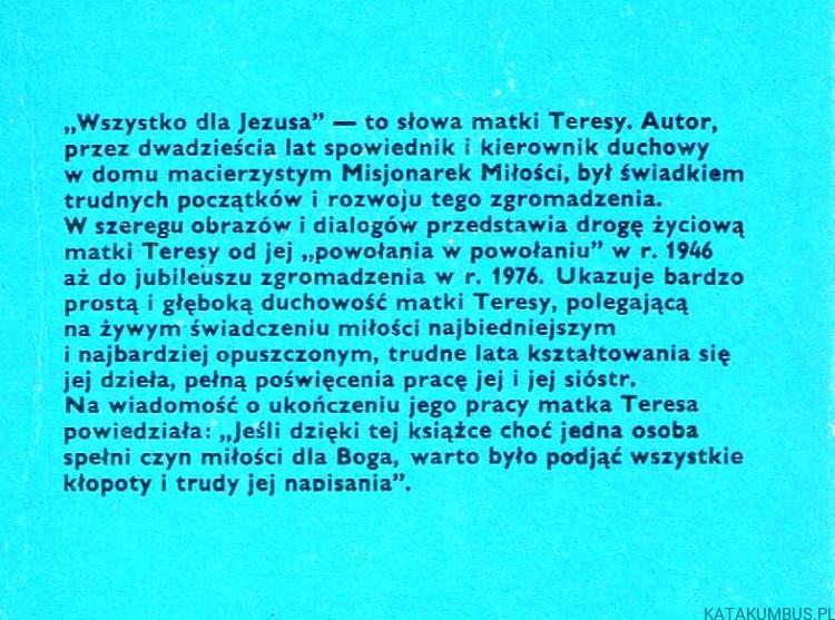 Wszystko dla Jezusa / Edward le Joly