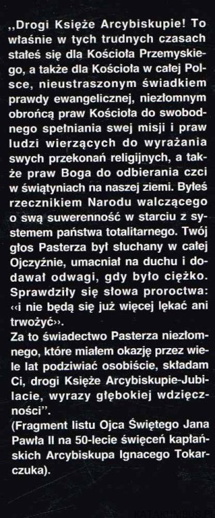 W starciu z totalitaryzmem. ABP IGNACY  TOKARCZUK.