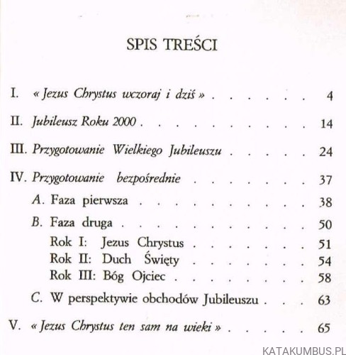 Tertio Millennio Adveniente. JAN PAWEŁ II