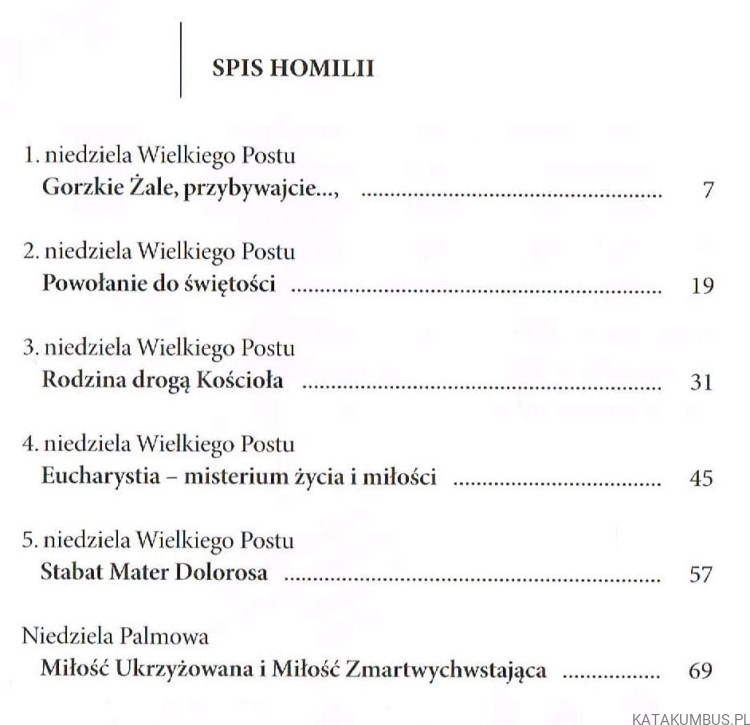 Kazania Pasyjne. abp SŁAWOJ LESZEK GŁÓDŹ