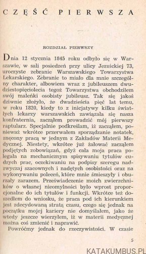 Ostatnie sprawozdanie Archiatra. MARCIN ŁYSKANOWSKI