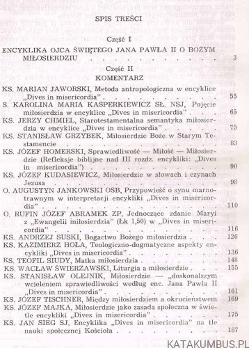 Dives in misericordia. JAN PAWEŁ II