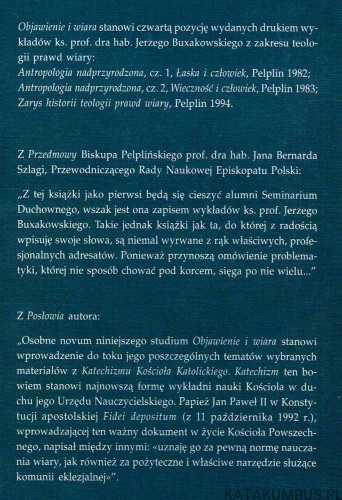 Objawienie i wiara. Ks. JERZY BUXAKOWSKI