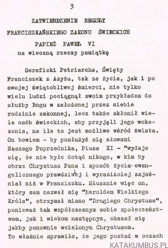 Reguła Franciszkańskiego zakonu świeckich, Zasady życia młodzieży Franciszkańskiej
