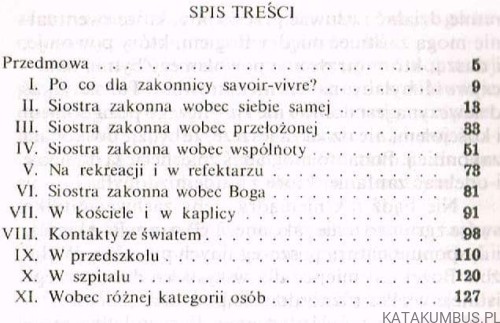 Savoir vivre siostry zakonnej. PELLEGRINO CECCARELLI 2