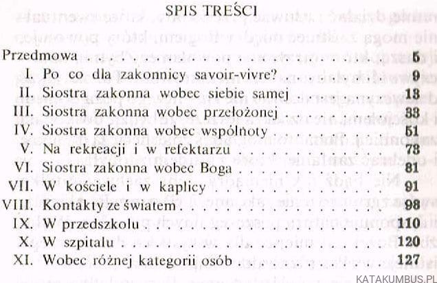 Savoir vivre siostry zakonnej. PELLEGRINO CECCARELLI 2