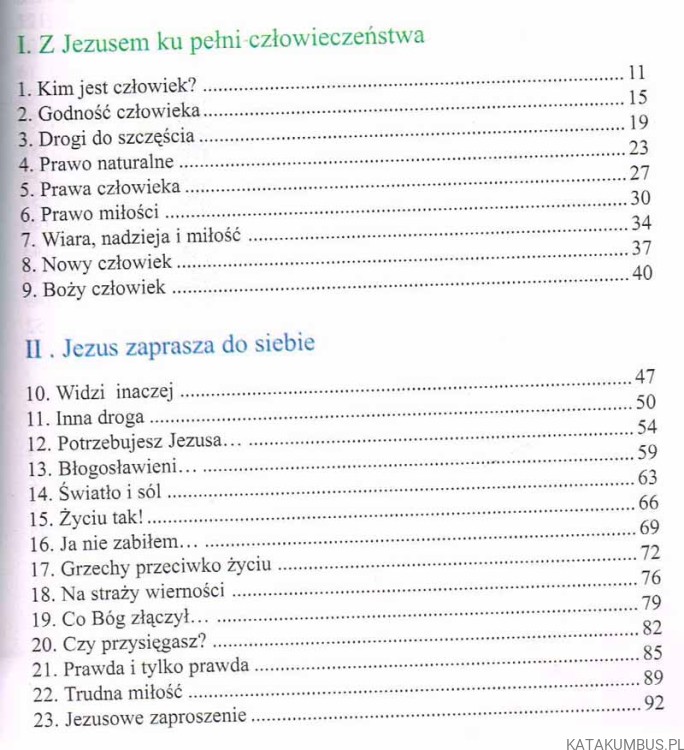 Jezus prowadzi i zbawia / Kl. III gimnazjum