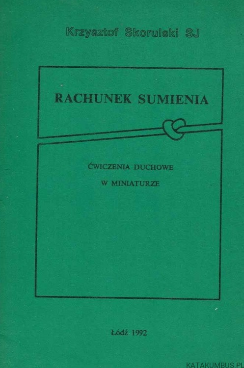 Rachunek sumienia. KRZYSZTOF SKORULSKI