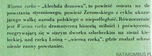 Wierna rzeka / Stefan Żeromski