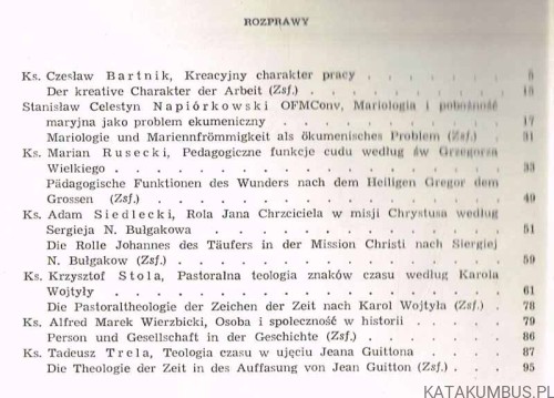 Roczniki Teologiczno-Kanoniczne. Tom XXX, 1983 2. Teologia dogmatyczna, ekumeniczna i fundamentalna