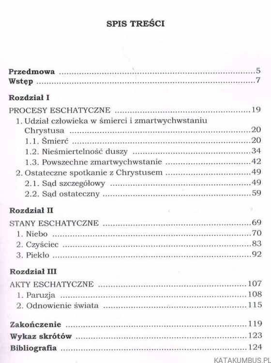 Elementy eschatologii w homiletycznym przepowiadaniu. S.M AUGUSTYNA-JOANNA KOBYLSKA