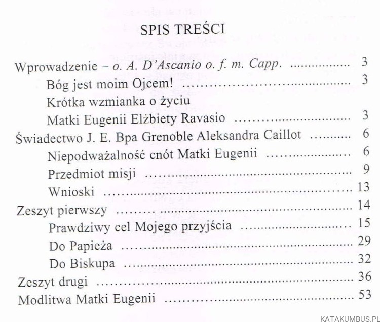 Ojciec mówi do swoich dzieci. EUGENIA ELŻBIETA RAVASIO