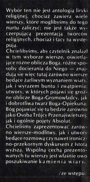 Kamień wiary. PRACA ZBIOROWA