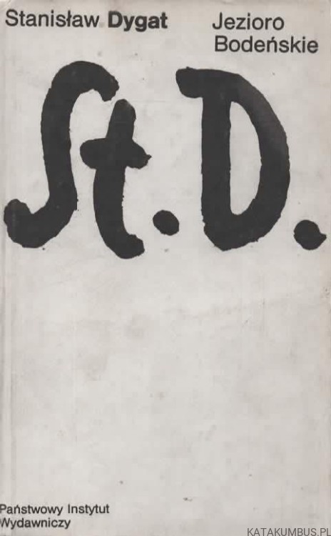 Jezioro Bodeńskie. STANISŁAW DYGAT