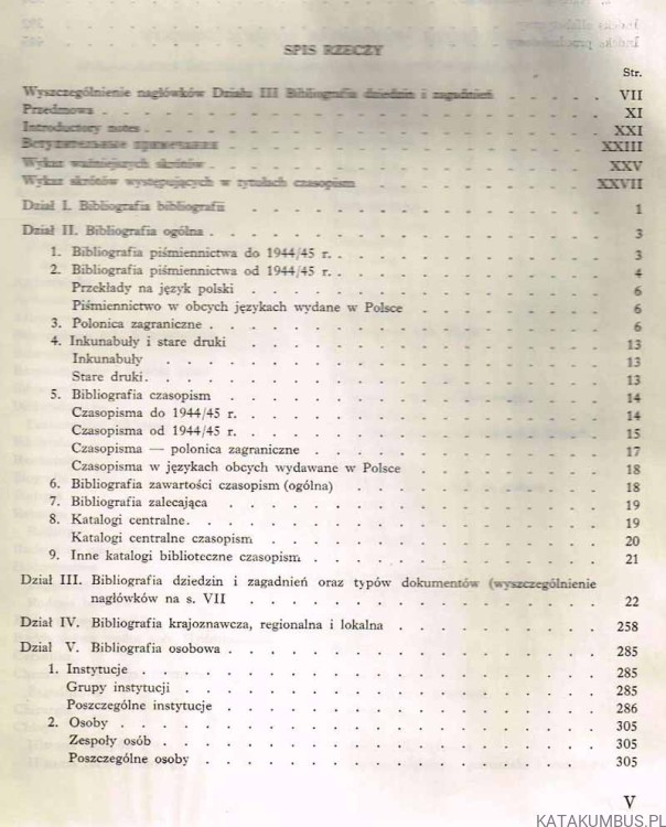 BIBLIOGRAFIA BIBLIOGRAFII POLSKICH 1951-1960. HENRYK SAWONIAK