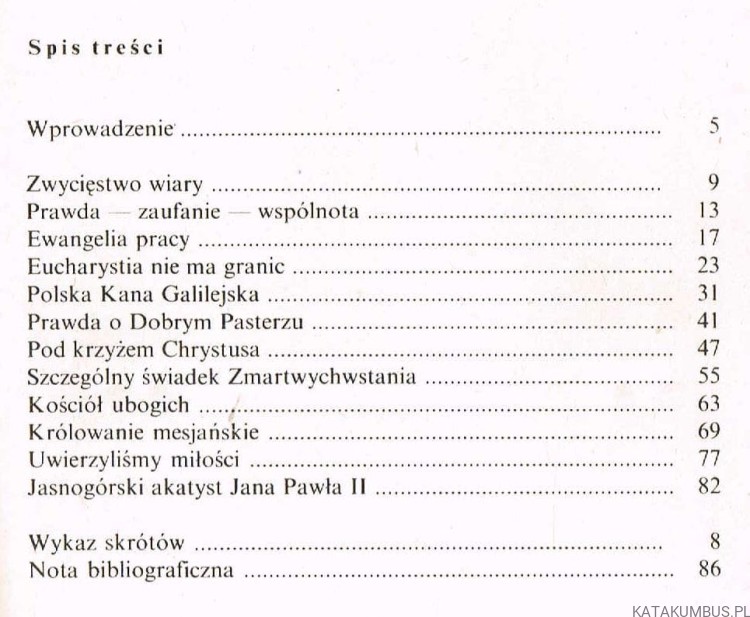 Rozważania Biblijne. JERZY CHMIEL