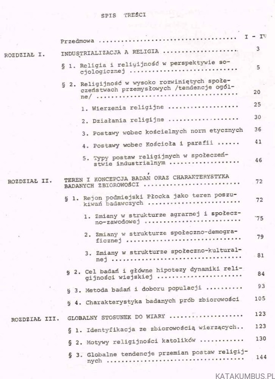 Dynamika przemian religijności wiejskiej w rejonie płockim w warunkach industrializacji (1967-1976). Ks. JANUSZ MARIAŃSKI