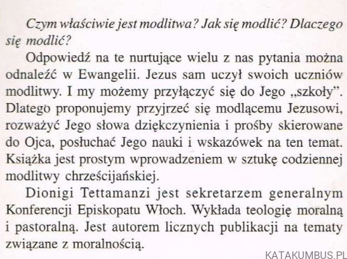 Szkoła Modlitwy. DIONINGI TETTAMAZNI