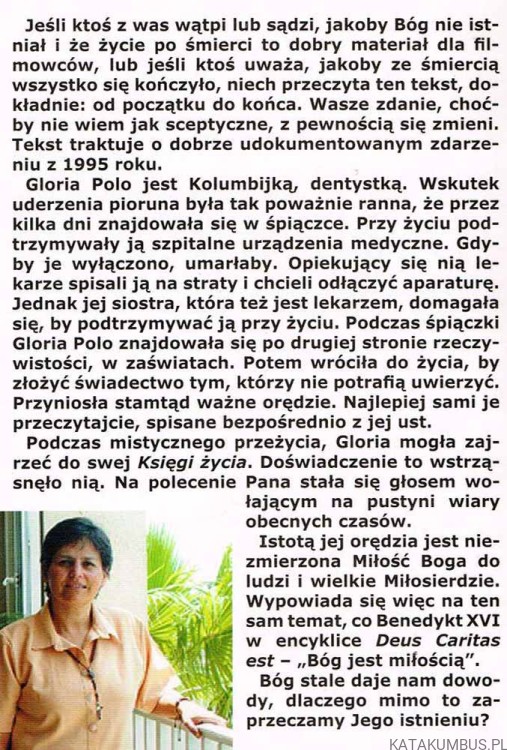 Od złudzenia do prawdy. GLORIA POLO