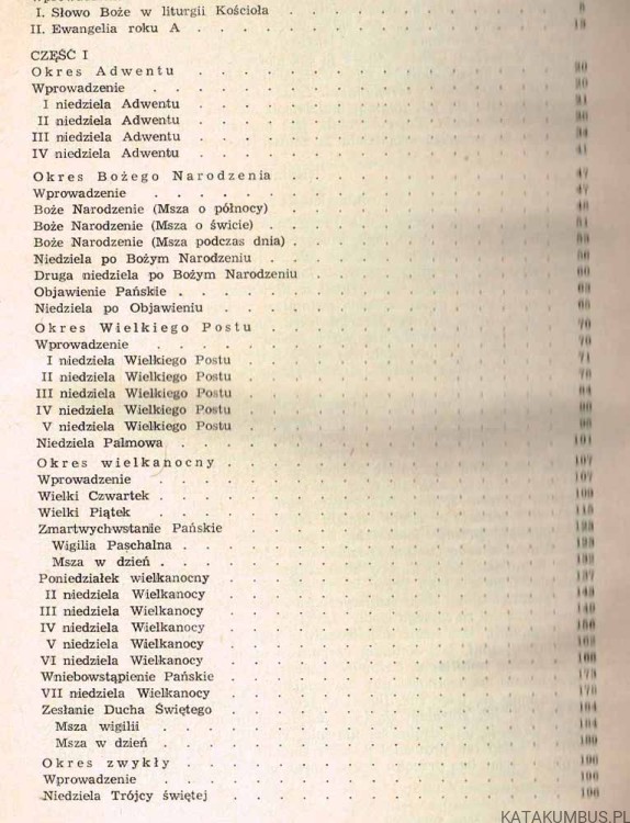 Komentarz do czytań mszalnych. Cykl A. Bp JERZY STROBA