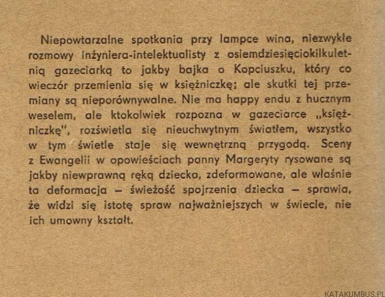 Panna Margeryta. LUCIEN FARAGO